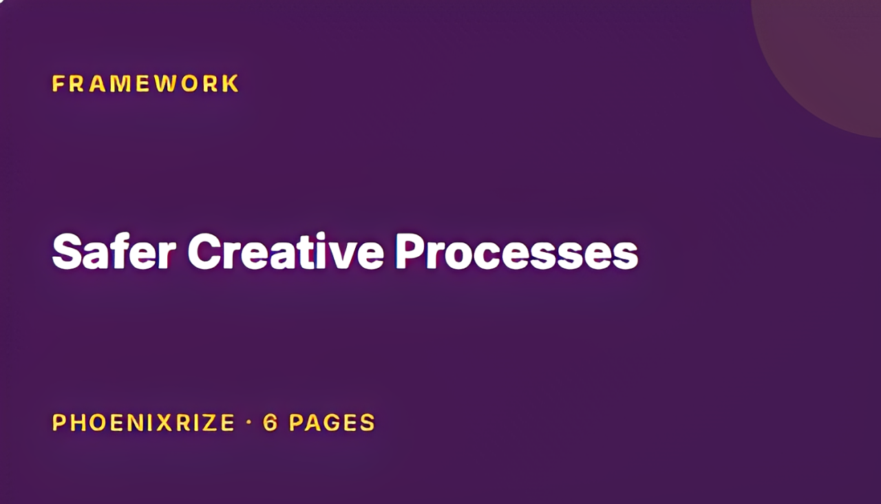 Safer Creative Processes